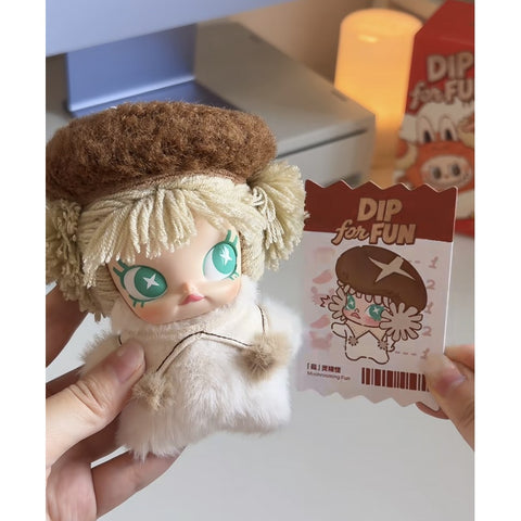 MOLLY Dip For Fun Plush Pendant Blind Box Series: Mushrooming Fun (Confirmed Style)