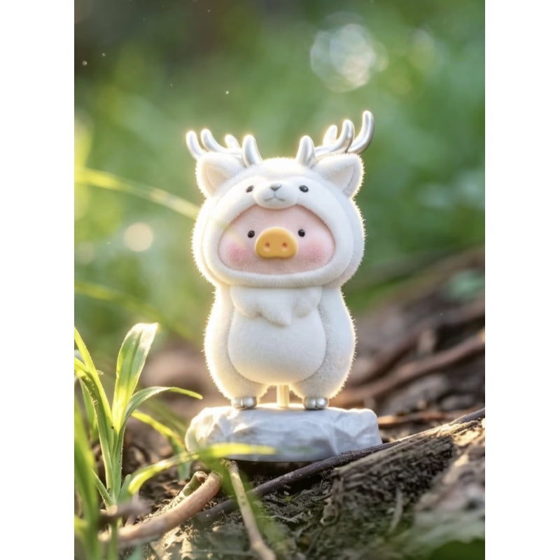 LuLu the Piggy Animal Party 2 Blind Box Series: Silver Snow Deer (Special) (Confirmed Style)