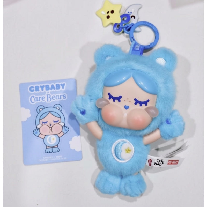 Crybaby × Care Bears Vinyl Plush Pendant Blind Box Series: Bedtime Bear (Confirmed Style)