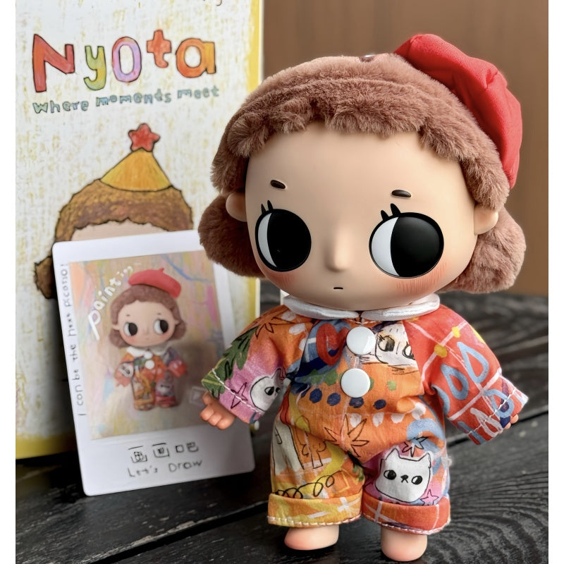 Nyota Where Moments Meet Vinyl Plush Pendant Blind Box Series: Let's Draw (Confirmed Style)