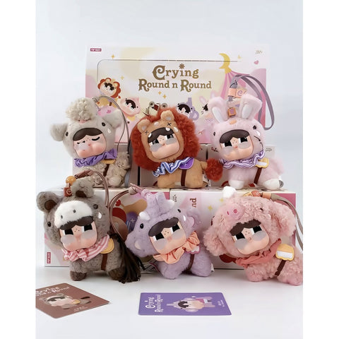 Crybaby Crying Round n Round Vinyl Plush Pendant Blind Box Series Complete Set