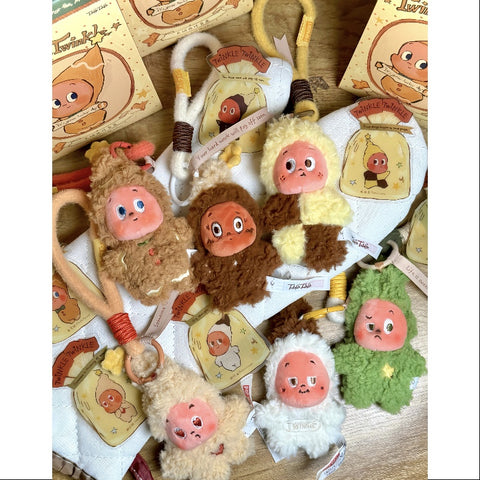 Twinkle Twinkle Savor the Moment Fresh Baked Mini Cookies Plush Pendant Series Whole Set Opened