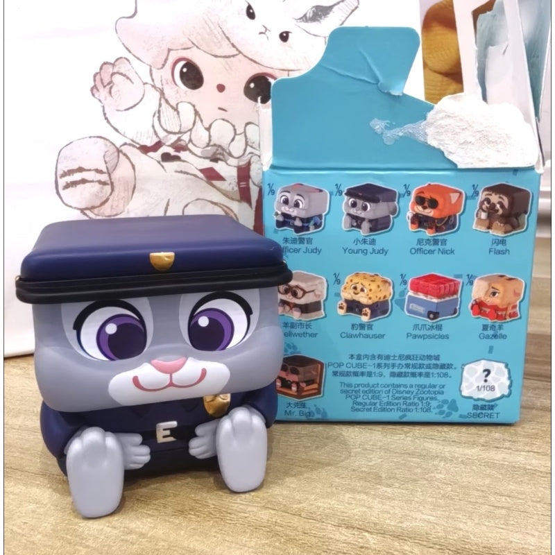 Judy Zootopia POP CUBE-1 Blind Box Series: Young Judy (Confirmed Style)
