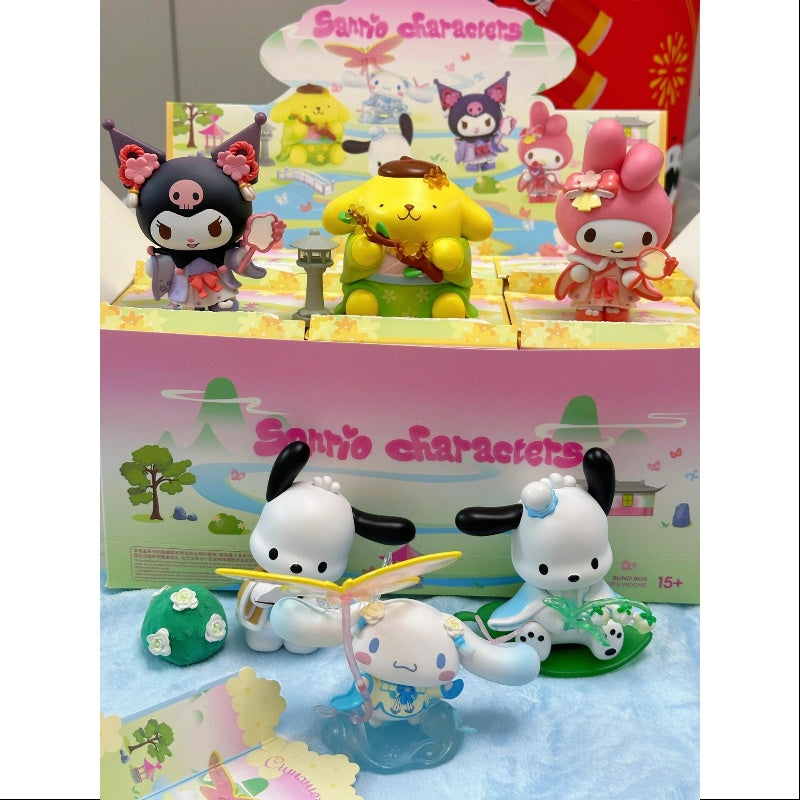 Sanrio Characters Rhyme Flower Series Whole Set Opened