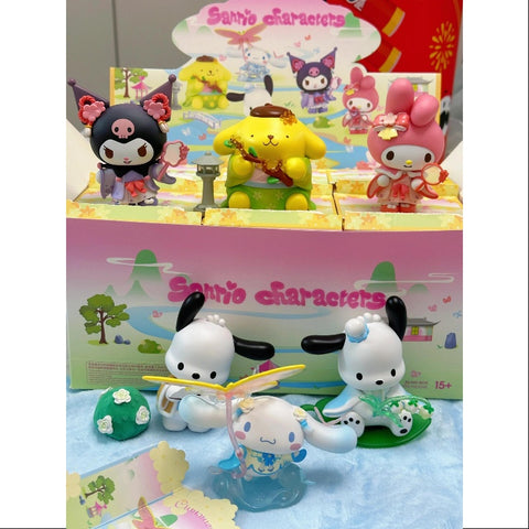 Sanrio Characters Rhyme Flower Series Whole Set Opened