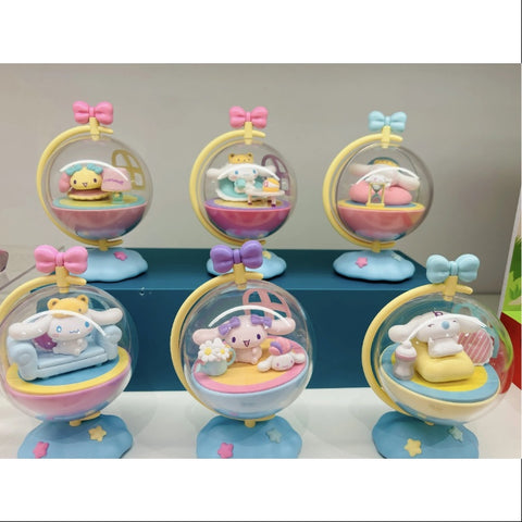Cinnamoroll Rotating Planet Series Whole Set Opened