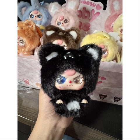 Baby Three Mini Hug Vinyl Plush Pendant Series Kitten