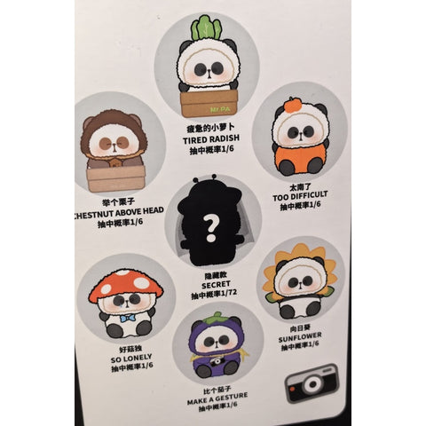 Mr.PA The Escaped Vegetable Plush Blind Box Series Complete Set