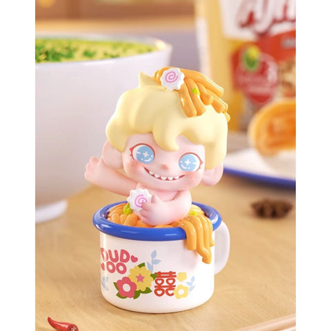 Dudoo Tasty Afternoon Tea Blind Box Series: Doobie Fish Plate Noodle (Confirmed Style)