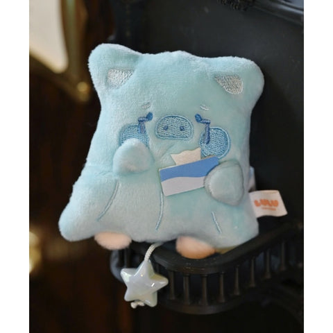LuLu the Piggy Horror Story Moody Boo Plush Keychain Blind Box Series: Crying Ghost (Confirmed Style)
