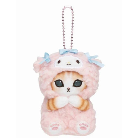 Mofusand × Sanrio Mini Plush Keychain Series: Piano (Confirmed Style)