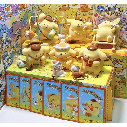 Pompompurin Childhood Four Seasons Series Whole Set Opened