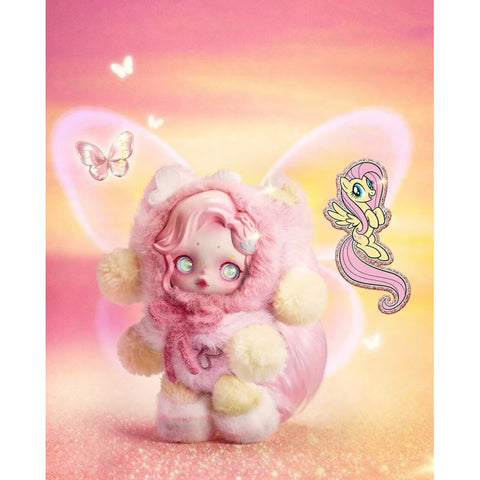 Skullpanda My Little Pony Plush Doll Pendant Blind Box Series: Fluttershy (Confirmed Style)