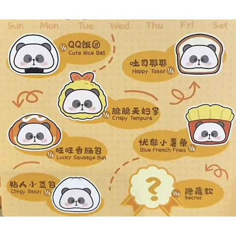 Mr.PA What to Eat Today Plush Blind Box Series Complete Set