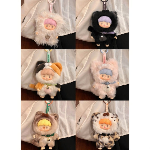 zZoton My little cat Series Vinyl Plush Doll Whole Set Opened