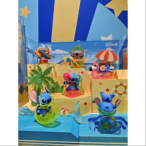 Disney Stitch Summer Carnival Series Whole Set Opened