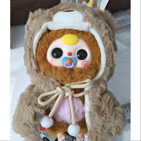 Baby Three I'm Not a Warrior Plush Pendant Series Bear Warrior