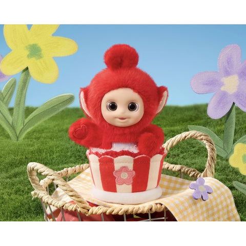 Teletubbies Afternoon Tea Diary Plush Doll Pendant Blind Box Series: Po's Red Velvet Cake (Confirmed Style)