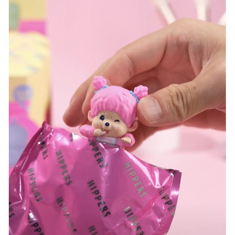Monchhichi Hippers Colors Wink Blind Box Series: Berry Pink (Confirmed Style)