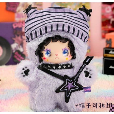 Emma Punk Era Vinyl Plush Blind Box Series: Rock Cat (Confirmed Style)