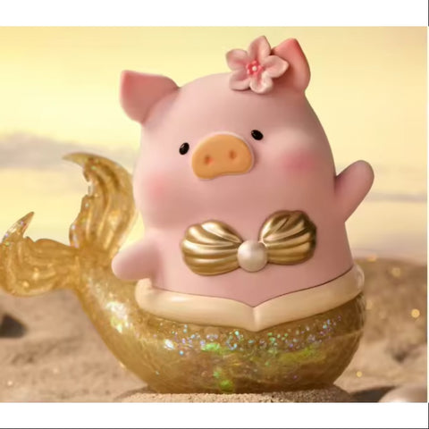 LuLu the Piggy XL Mermaid LuLu Rosy Sky 2025 Limited Edition