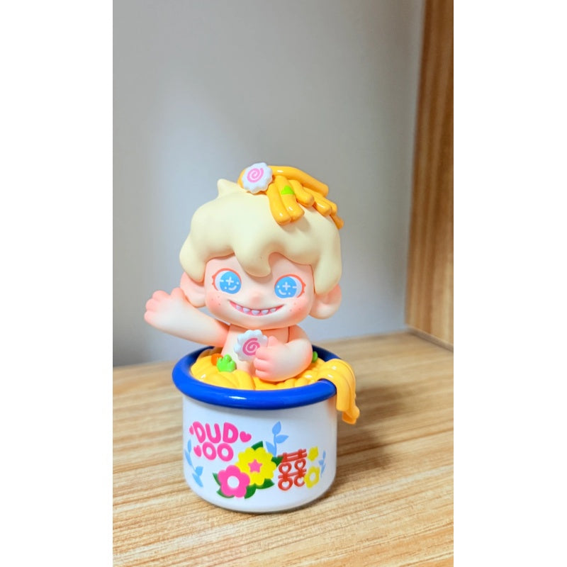 Dudoo Tasty Afternoon Tea Blind Box Series: Doobie Fish Plate Noodle (Confirmed Style)