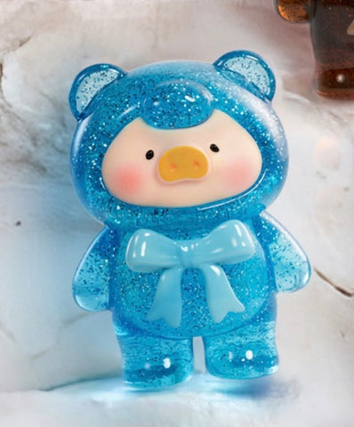 LuLu the Piggy Teddy Mini Ore Collection Blind Bag Series: Aquamarine (R 1/20) (Confirmed Style)