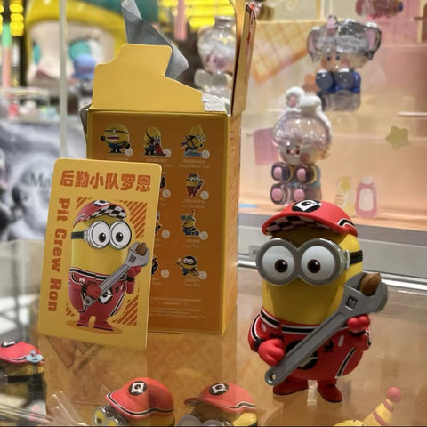 Pop Mart X Minions Illumination's Despicable Me 4 Series Pit Crew Ron