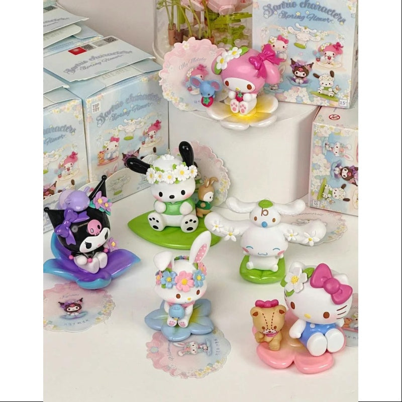 Sanrio Characters Spring Flower Series Whole Set Opened
