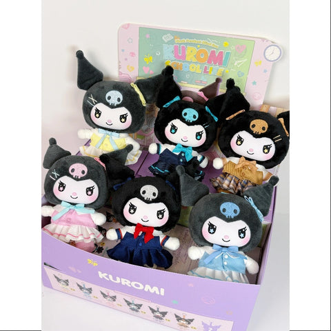 Kuromi School Life Vinyl Plush Pendant Series Whole Set Opened