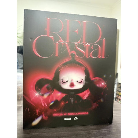 MEGA α SKULLPANDA Red Crystal 400% 2025 Limited Edition