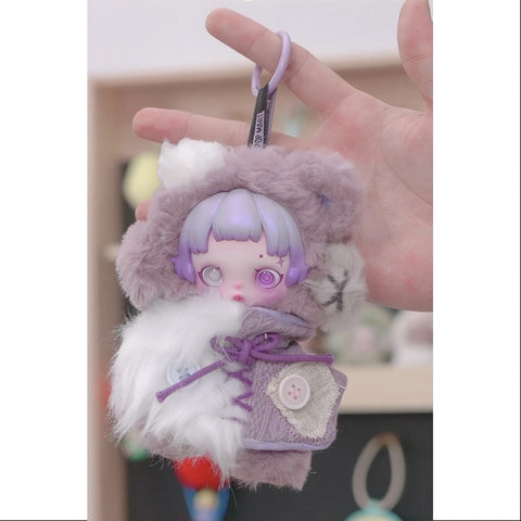 Skullpanda You Found Me Series Plush Doll Pendant Ratty Bear