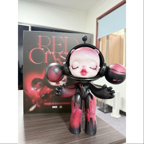 MEGA α SKULLPANDA Red Crystal 400% 2025 Limited Edition
