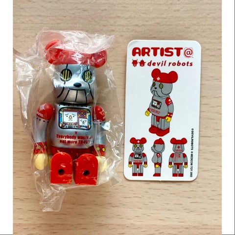 BE@RBRICK＊SERIES3＊devil robots＊ベアブリック＊２体 Bearbrick Series 3 Be@rbrick ARTIST Devil Robots TO-FU 100