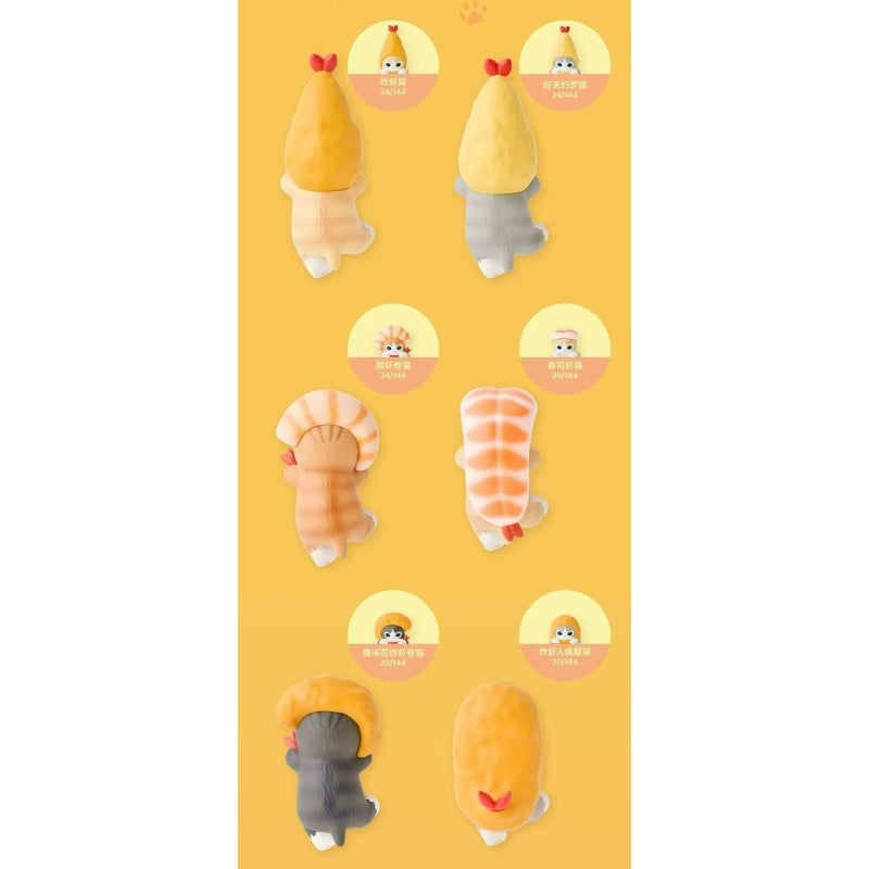 Mofusand Hippers Shrimp Meow Blind Box Series: Whole Set (Opened Box)