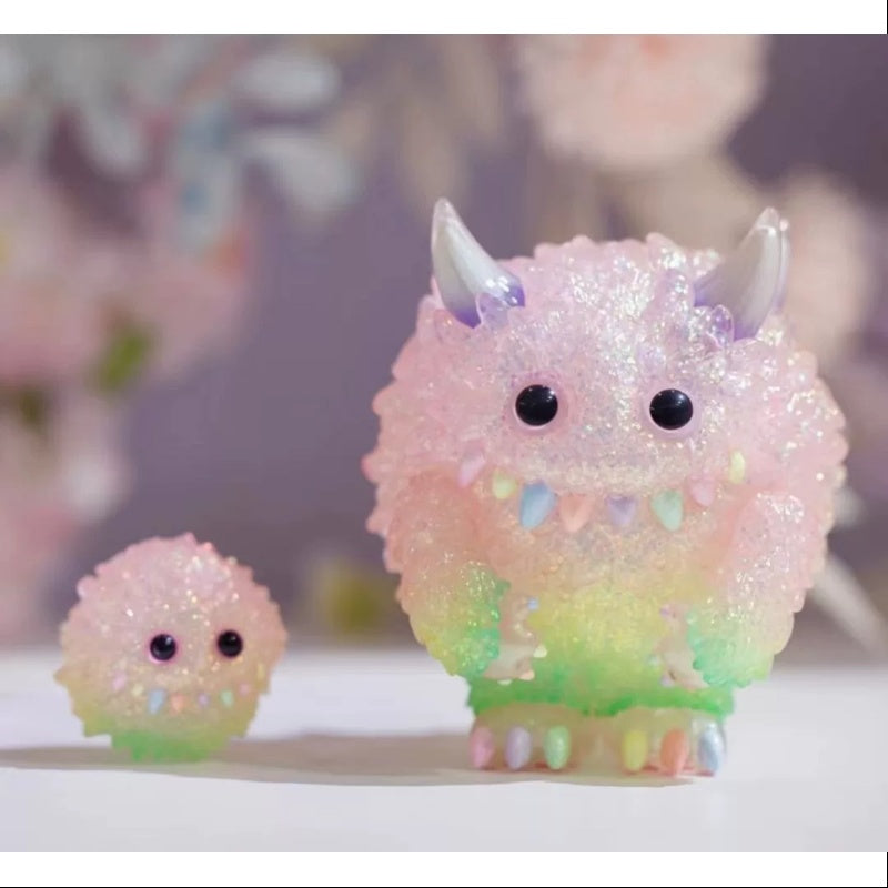 INSTINCTOY Monster Fluffy & Fluffy Set Rose Green LIMITED（GLITTER GID）