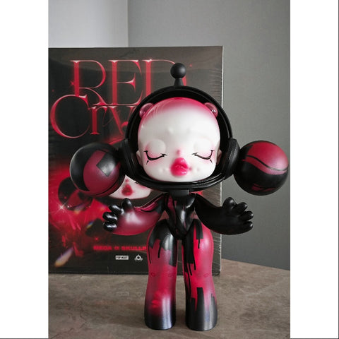 MEGA α SKULLPANDA Red Crystal 400% 2025 Limited Edition