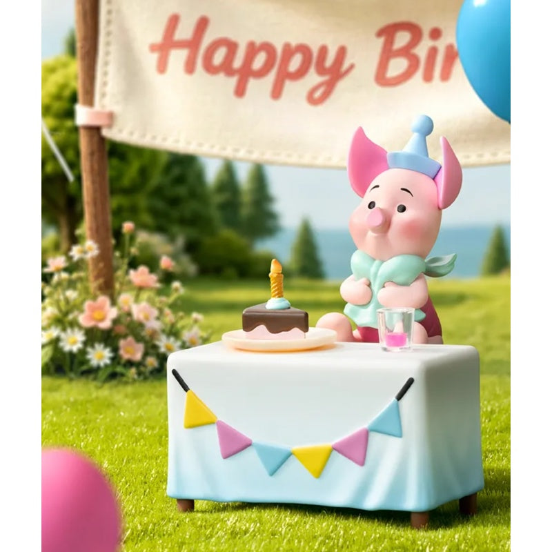 Winnie the Pooh Let's Party Blind Box Series: Napkin Piglet (Confirmed Style)