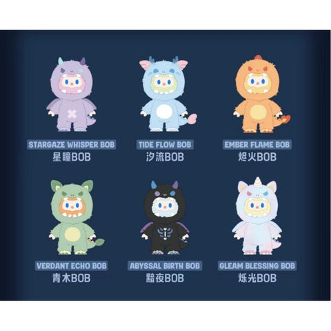 FARMER BOB Ani Dragon Mirage Vinyl Push Blind Box Series: Whole Set (Opened Box)