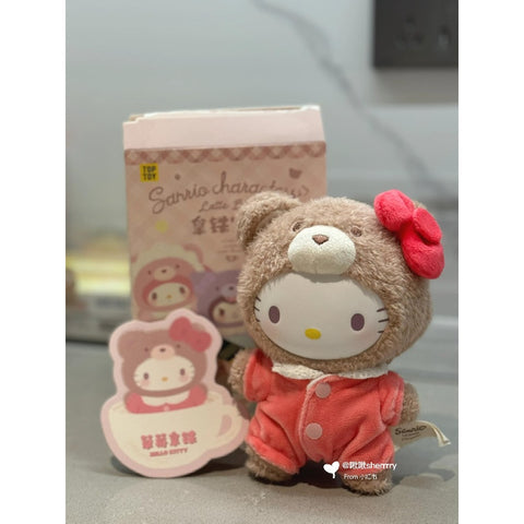 Sanrio Family Latte Baby Plush Doll Series Hello Kitty