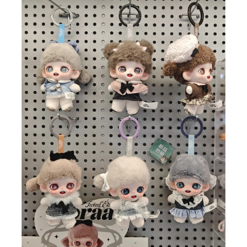 Baby Zoraa Tweed Étude Plush Pendant Blind Box Series: Whole Set (Opened Box)