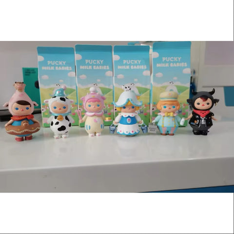 PUCKY Milk Babies Series Whole Set Opened