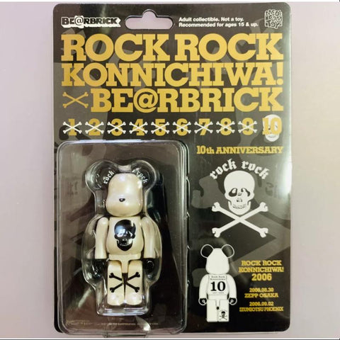 Bearbrick ROCK ROCK KONNICHIWA 100% Limited Medicom Be@rbrick