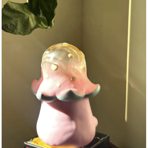 PUCKY Mushroom Beanie-Tall Pink Hat 2025 Limited Edition