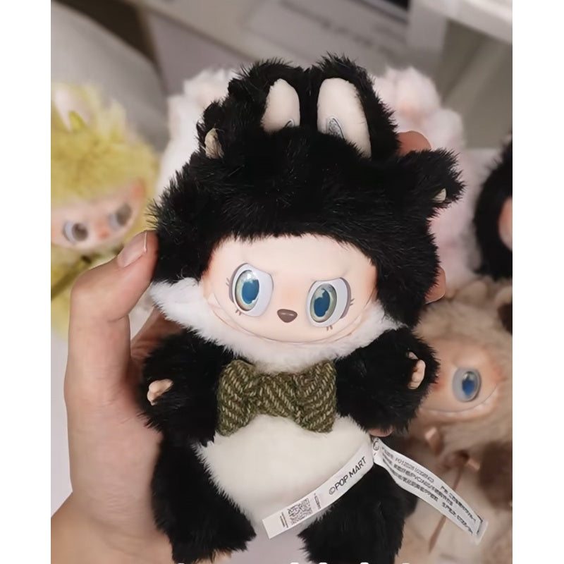 Labubu The Monsters Cat Mode On Vinyl Plush Pendant Blind Box Series: Cow Kitty (Confirmed Style)