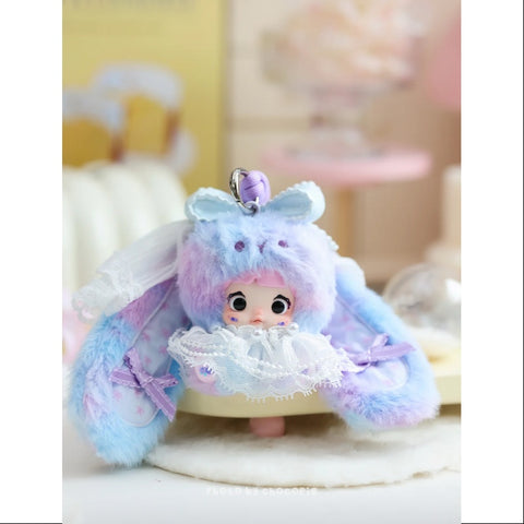 Nommi Baby Sweetheart Bunny Vinyl Plush Pendant Series Secret Blue berry Cheese Pie (1/144)