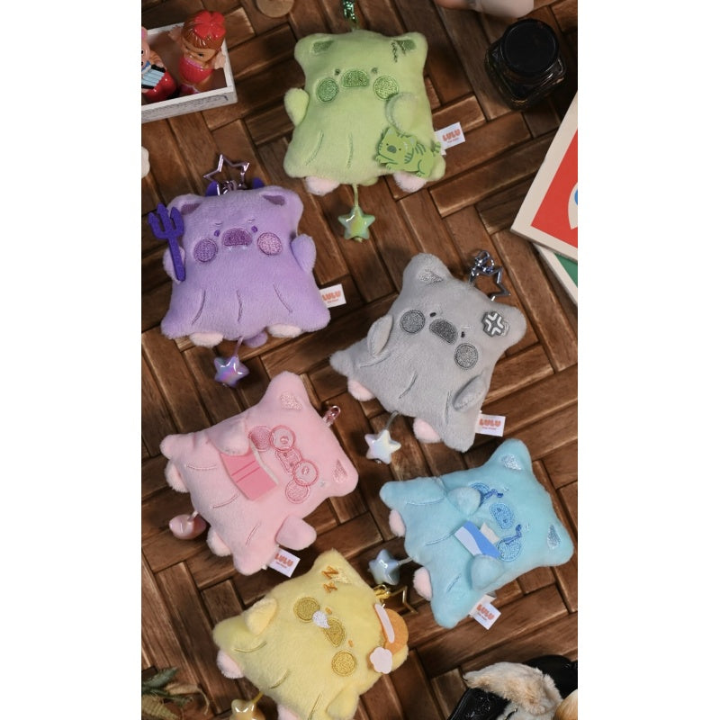 LuLu the Piggy Horror Story Moody Boo Plush Keychain Blind Box Series Complete Set