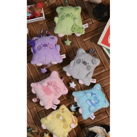 LuLu the Piggy Horror Story Moody Boo Plush Keychain Blind Box Series Complete Set