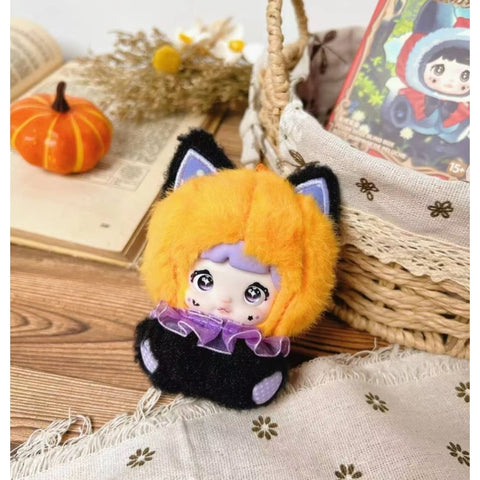 Nommi Mibao Fairy Tale Town Plush Dolls Blind Box Series: Black Kitty Witch (Confirmed Style)