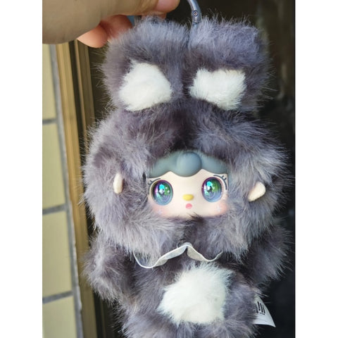 Yooki Hopping Bunny Plush Pendant Series: Night gray rabbit (Confirmed Style) | TOYSEZ Data